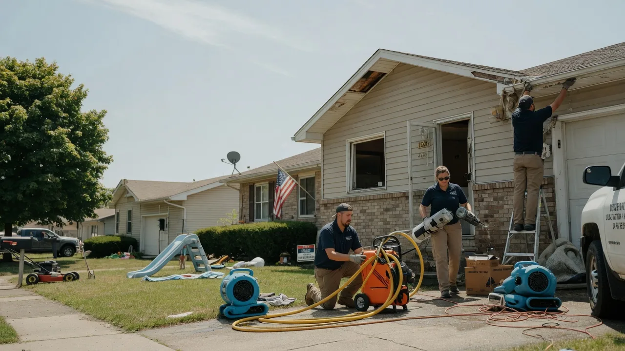 Water Damage Restoration in Roberts, IL near me